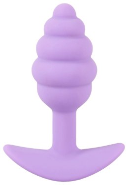 Cuties Korek Stożkowy z Rowkami Fioletowy 7,5 cm Silikonowy Cuties