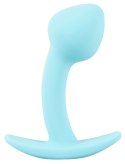 Cuties Korek silikonowy anatomiczny zakrzywiony niebieski 7,1 cm Cuties