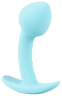 Cuties Korek silikonowy anatomiczny zakrzywiony niebieski 7,1 cm Cuties