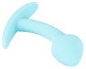 Cuties Korek silikonowy anatomiczny zakrzywiony niebieski 7,1 cm Cuties
