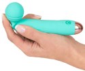 Cuties Mini Wibrator Zielony - Kompaktowy Model z Głowką, 17,2 cm Cuties