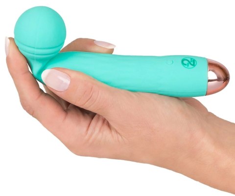 Cuties Mini Wibrator Zielony - Kompaktowy Model z Głowką, 17,2 cm Cuties