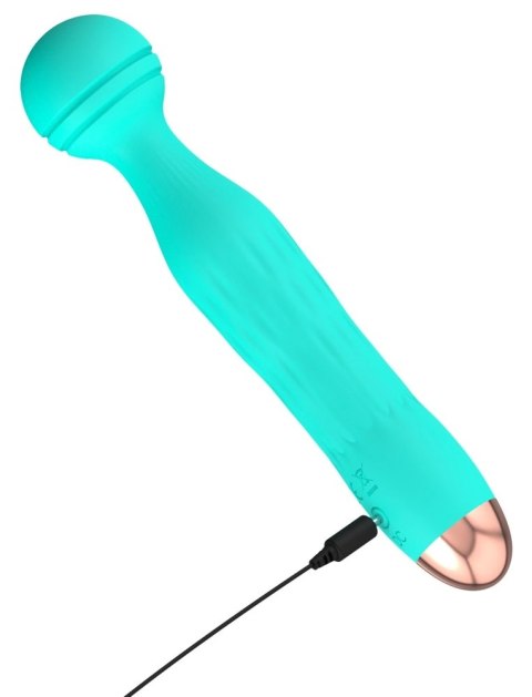 Cuties Mini Wibrator Zielony - Kompaktowy Model z Głowką, 17,2 cm Cuties