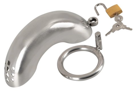 Fetish Collection Chastity Cage I - stalowa klatka z zamkiem, 13,5 cm Fetish Collection