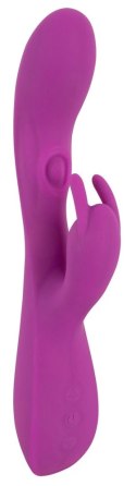 Javida Thumping Rabbit Vibrato silikonowy model z pulsacją 23,3 cm fioletowy JAVIDA