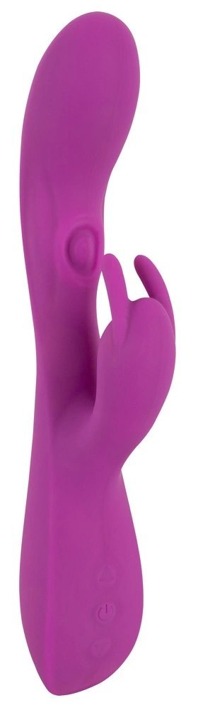 Javida Thumping Rabbit Vibrato silikonowy model z pulsacją 23,3 cm fioletowy JAVIDA