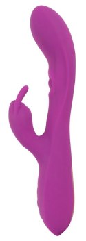 Javida Thumping Rabbit Vibrato silikonowy model z pulsacją 23,3 cm fioletowy JAVIDA