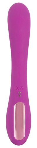 Javida Thumping Rabbit Vibrato silikonowy model z pulsacją 23,3 cm fioletowy JAVIDA