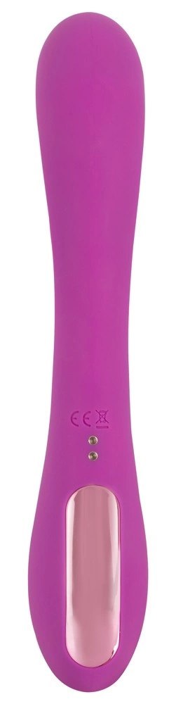Javida Thumping Rabbit Vibrato silikonowy model z pulsacją 23,3 cm fioletowy JAVIDA