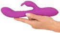Javida Thumping Rabbit Vibrato silikonowy model z pulsacją 23,3 cm fioletowy JAVIDA