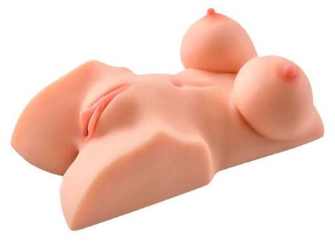 PDX Plus Tors Anatomiczny z Piersiami i Podwojnym Systemem Tuneli Cielisty PDX