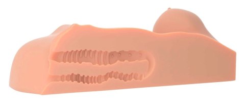 PDX Plus Tors Anatomiczny z Piersiami i Podwojnym Systemem Tuneli Cielisty PDX