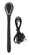 Penisplug Vibrating Bendable D - Elastyczna maszyna intymna, 13,5 cm Penisplug