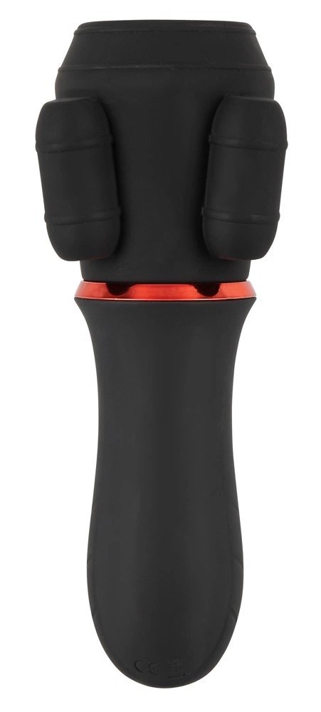 Rebel Glans Machine Intymna 2 Silniki 10 Trybow Wibracji 17 cm Rebel