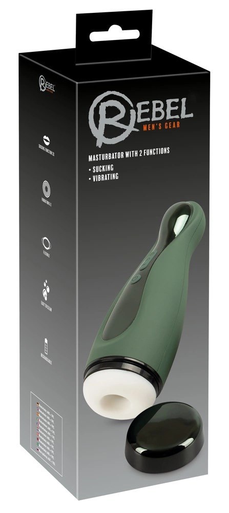 Rebel Intimate System z funkcją ssania i 6 trybami wibracji 25,8 cm Rebel