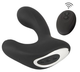 Rebel RC Butt Plug silikonowy, 3 funkcje, z pilotem, czarny, 14,2 cm Rebel