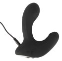 Rebel RC Butt Plug silikonowy, 3 funkcje, z pilotem, czarny, 14,2 cm Rebel