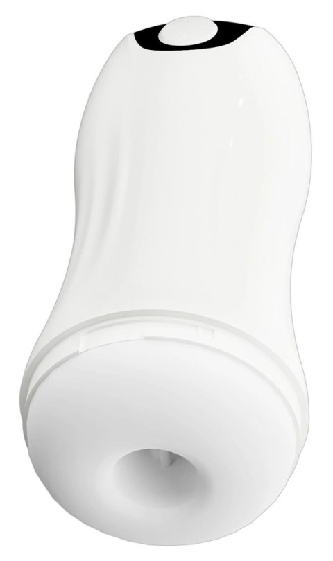 Stroker Model Dual White - System Ssania i Wibracji, 21 cm Stroker