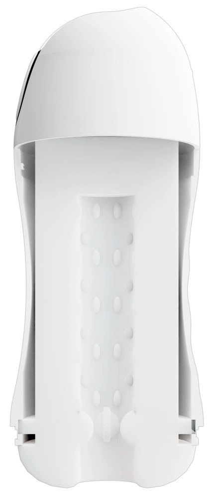 Stroker Model Dual White - System Ssania i Wibracji, 21 cm Stroker