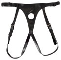 Sweet Smile Double Strap-On Fioletowy - Regulowana uprząż z silikonowymi wkładami Sweet Smile