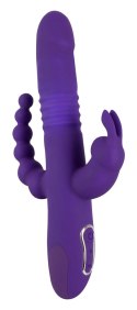 Sweet Smile Thrusting Pearl Triple - wielofunkcyjny model silikonowy USB 26 cm Sweet Smile