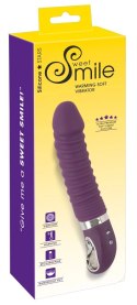 Sweet Smile Warming Soft fioletowy - wibrator z funkcją grzania, silikon Sweet Smile