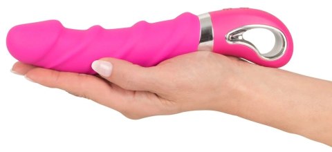 Sweet Smile Wibrator Warming Soft rożowy z funkcją grzania 22,8 cm Sweet Smile