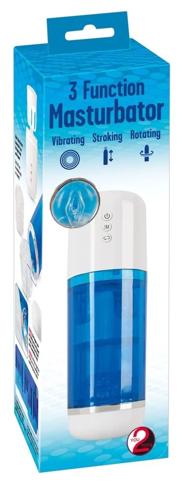 You2Toys 3-funkcyjna maszyna intymna z rotacją i wibracją, ładowalna You2Toys