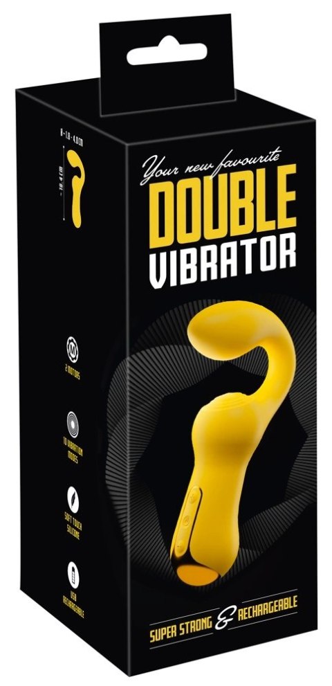 Your New Favorite Dynamiczny Wibrator Podwojny Żołty 18,4 cm USB Your new favourite