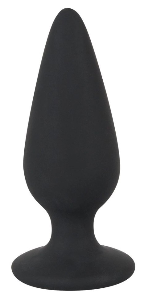 Black Velvets Plug stożkowy silikonowy mały 7,8 cm czarny 40 g Black Velvets