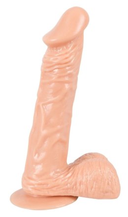 European Lover model z przyssawką, jasny beż, 22,5 cm European Lover