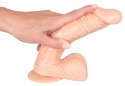 European Lover model z przyssawką, jasny beż, 22,5 cm European Lover