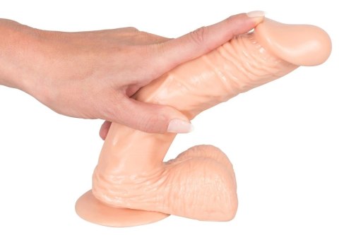 European Lover model z przyssawką, jasny beż, 22,5 cm European Lover