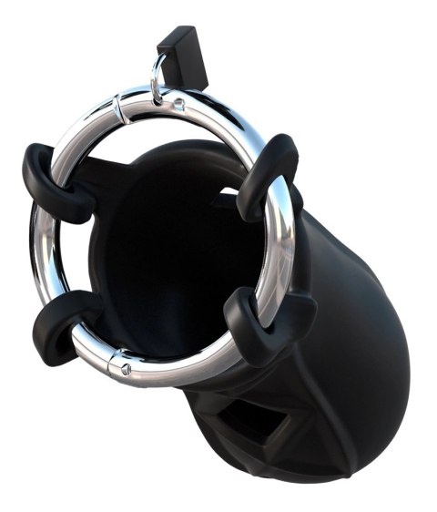 Fantasy C-Ringz silikonowa klatka z zamkiem i pierścieniem 9,5 cm Fantasy C-Ringz