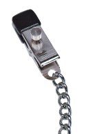 Fetish Collection Łańcuch metalowy z regulowanymi zaciskami 30 cm Fetish Collection