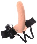 Fetish Fantasy Series Uprząż z pustym wkładem i wibracjami cielista 20 cm Fetish Fantasy