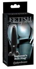Fetish Fantasy Stożkowa Wtyczka Anatomiczna z Podstawą Ssącą Czarna 11,4 cm Fetish Fantasy