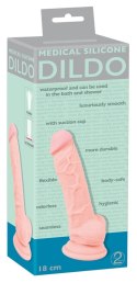 Medical Silicone Model 18cm - anatomiczny przyrząd silikonowy z przyssawką Medical Silicone
