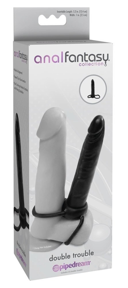 Pipedream Anal Fantasy System - Zestaw z elastyczną wkładką i podwojnym pierścieniem Anal Fantasy