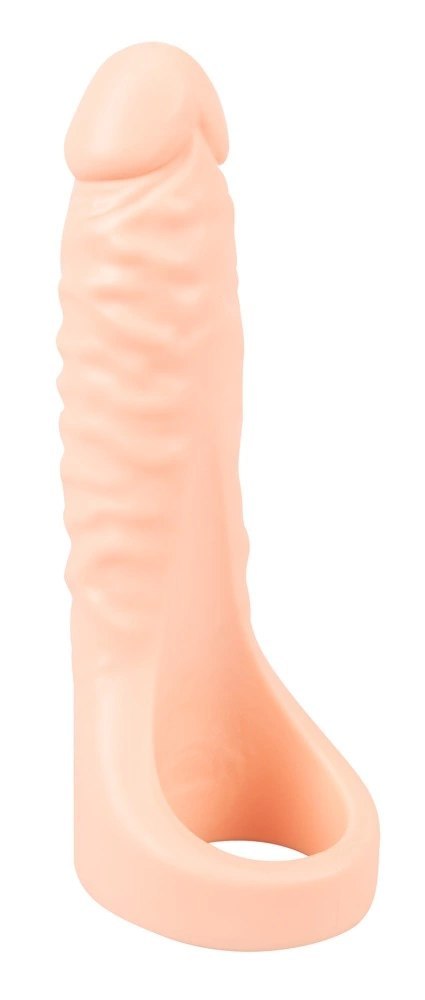 Realistixxx Double Fucker - Pierścień elastyczny z anatomiczną nakładką 18 cm Realistixxx