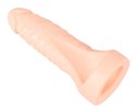 Realistixxx Double Fucker - Pierścień elastyczny z anatomiczną nakładką 18 cm Realistixxx