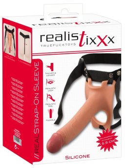 Realistixxx Uprząż Strap-On 19,5 cm z anatomiczną tuleją, regulacja Realistixxx