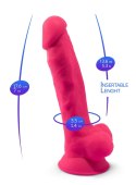 Silexd Model Rożowy 17,5 cm - Elastyczna Forma, Anatomiczne Wykończenie SILEXD