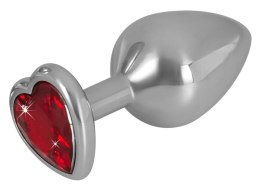 You2Toys Diamond Plug Medium czerwony kamień 8,2 cm aluminium You2Toys
