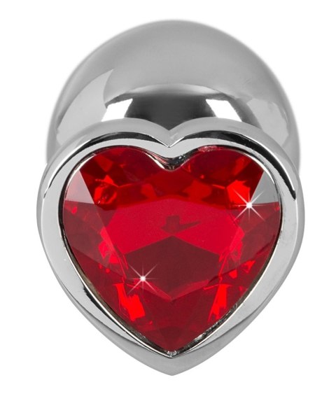 You2Toys Diamond Plug Medium czerwony kamień 8,2 cm aluminium You2Toys