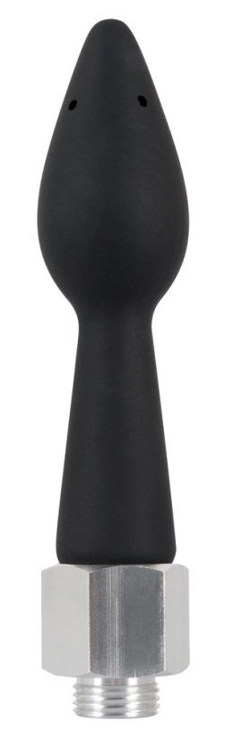 You2Toys Intymny aplikator z funkcją natrysku, silikonowy, czarny 16 cm You2Toys