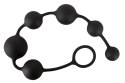 Black Velvets Elastyczny Łańcuch Kulkowy Silikonowy 40 cm Black Velvets