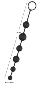Black Velvets Elastyczny Łańcuch Kulkowy Silikonowy 40 cm Black Velvets