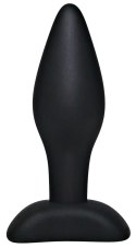 Black Velvets Korek Intymny Mały 9 cm Silikonowy Czarny Black Velvets