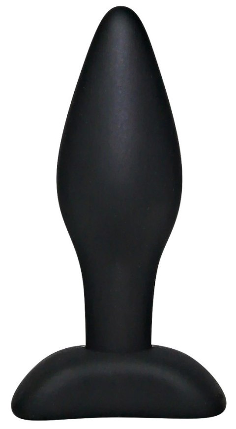 Black Velvets Korek Intymny Mały 9 cm Silikonowy Czarny Black Velvets